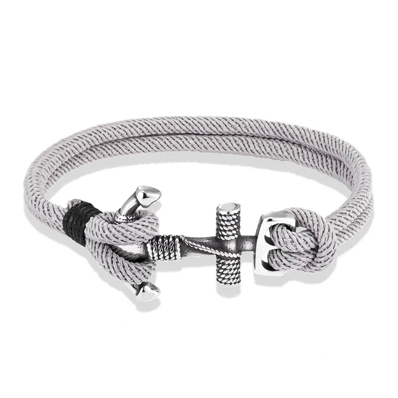 Nautical Survival Rope Waterproof Anchor Bracelet