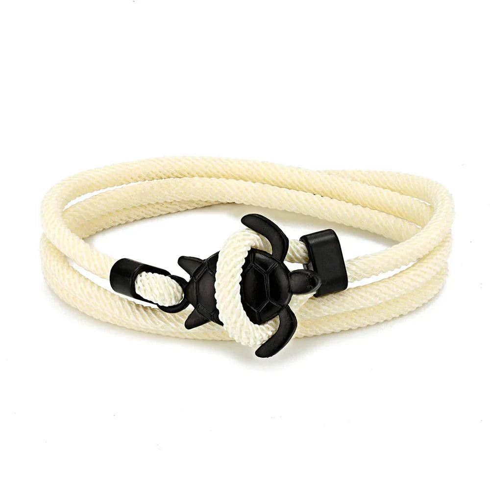 Adjustable Milan Rope Turtle Bracelet