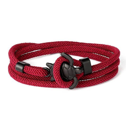 Adjustable Milan Rope Turtle Bracelet