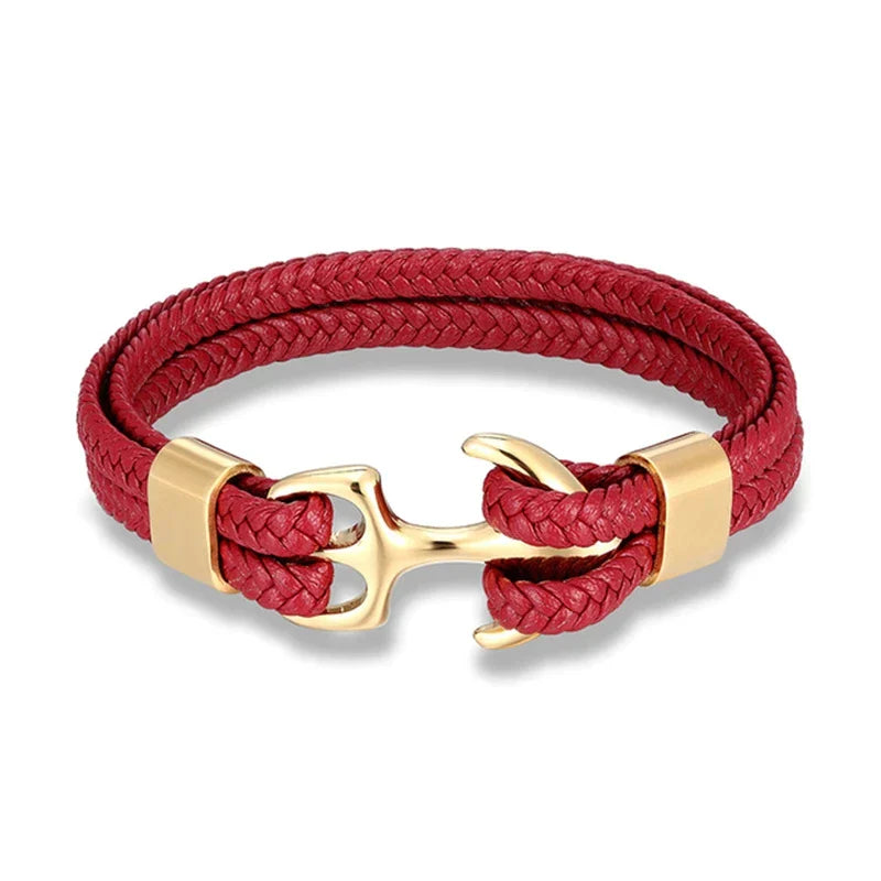 Multilayer Leather Sport Buckle Bracelet