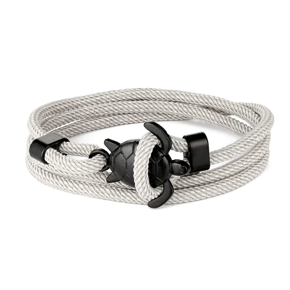 Adjustable Milan Rope Turtle Bracelet