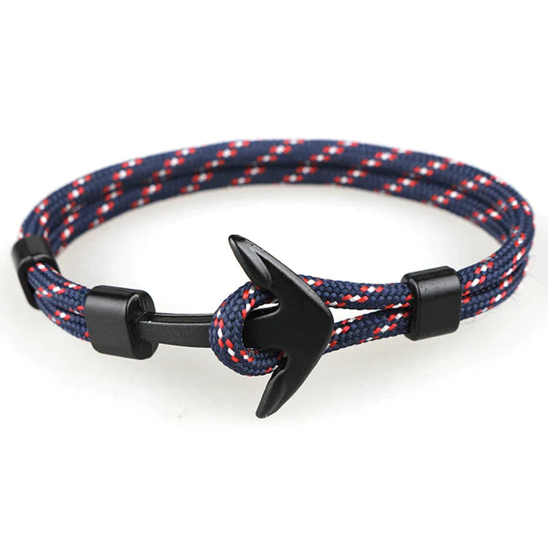 Multilayer Anchor Bracelets for Men