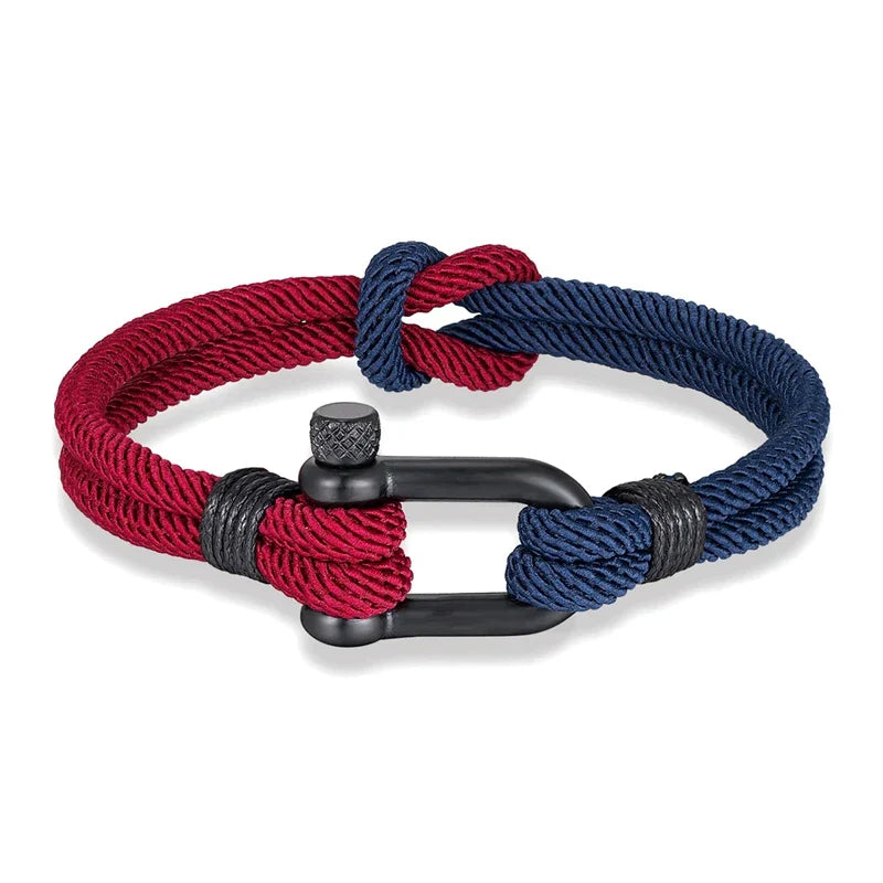 Two-Toned Knot Nautical Rope Bracelet