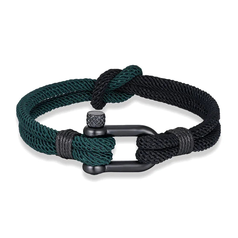 Two-Toned Knot Nautical Rope Bracelet