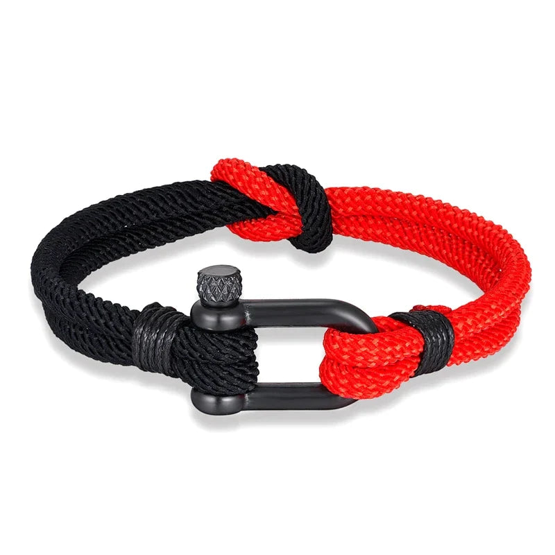 Two-Toned Knot Nautical Rope Bracelet