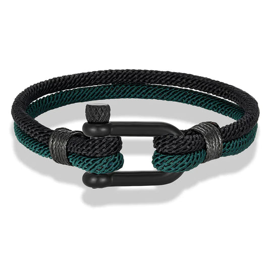 Handmade Double Strand Stainless Steel Bracelet