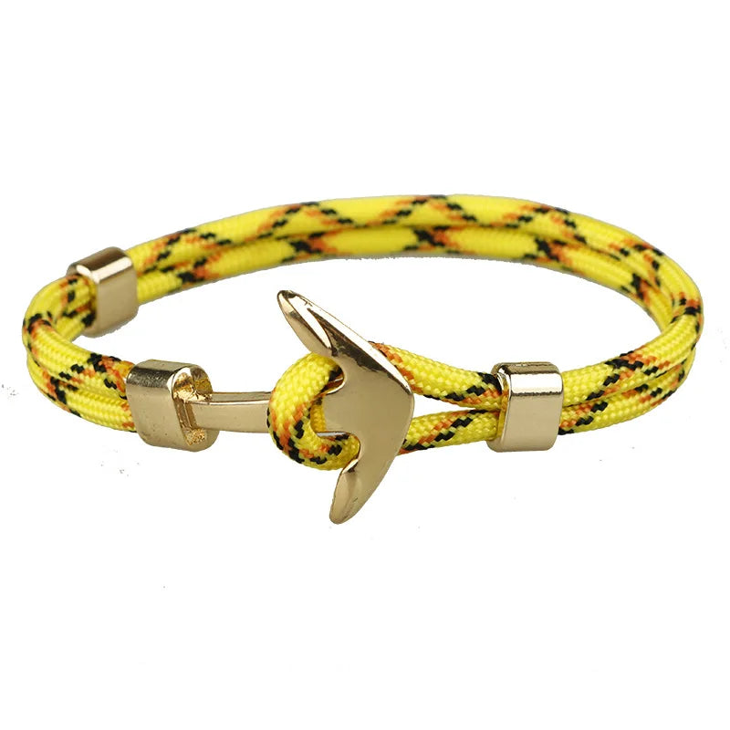 Multilayer Anchor Bracelets for Men