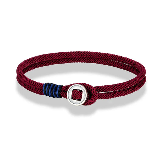 Sterling Silver Retro Button Bracelet