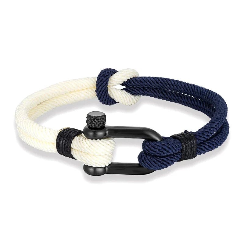 Two-Toned Knot Nautical Rope Bracelet