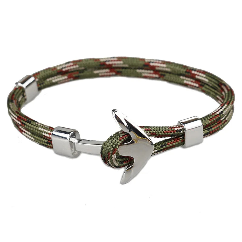 Multilayer Anchor Bracelets for Men