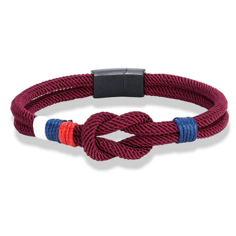 Russian Flag Infinity Couple Bracelet