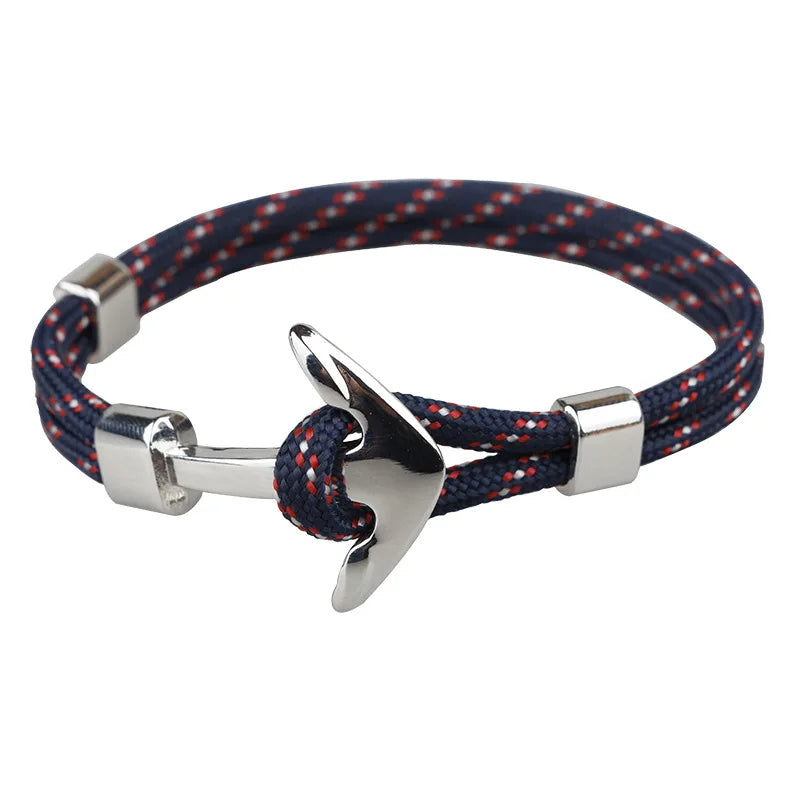 Multilayer Anchor Bracelets for Men