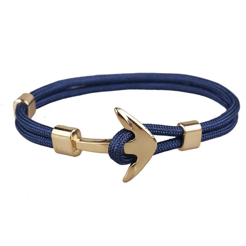 Multilayer Anchor Bracelets for Men