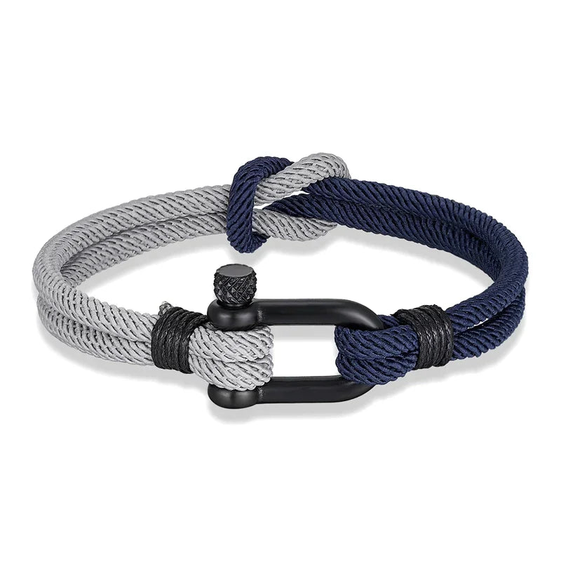 Two-Toned Knot Nautical Rope Bracelet