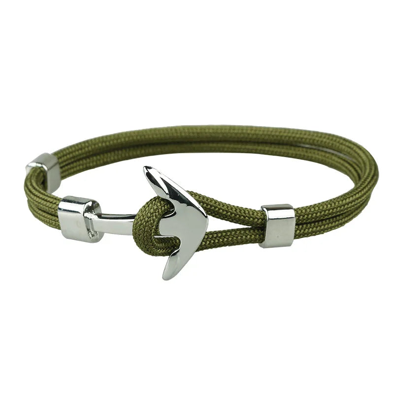 Multilayer Anchor Bracelets for Men