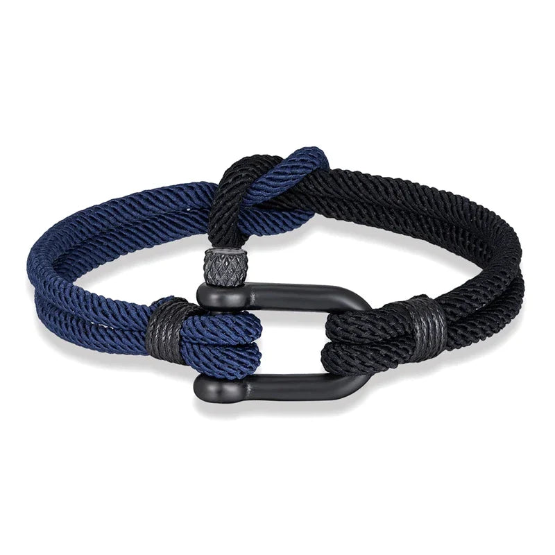 Two-Toned Knot Nautical Rope Bracelet
