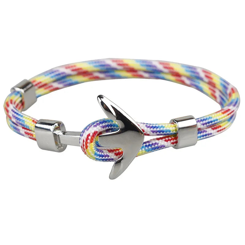 Multilayer Anchor Bracelets for Men