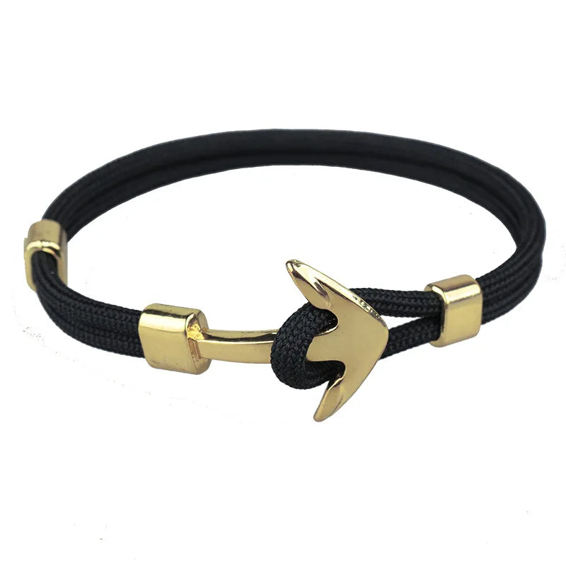 Multilayer Anchor Bracelets for Men