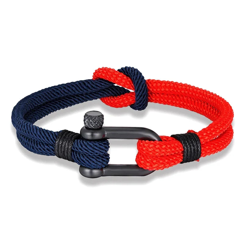 Two-Toned Knot Nautical Rope Bracelet
