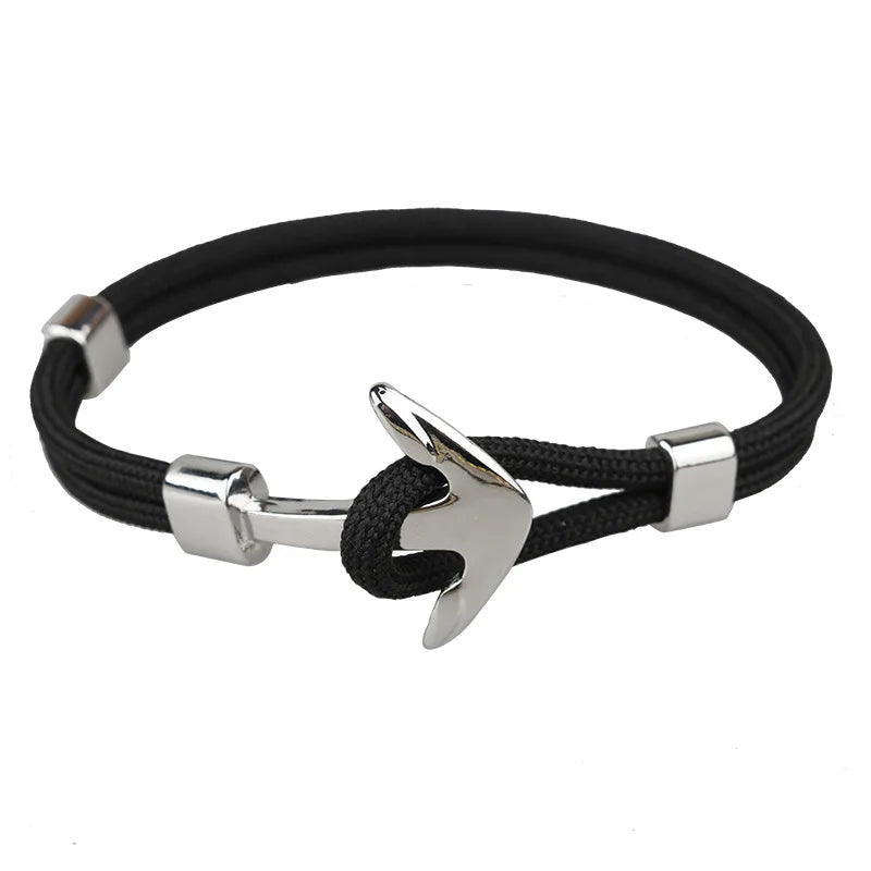 Multilayer Anchor Bracelets for Men
