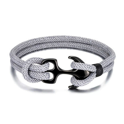 Double Strand Nautical Paracord Rope Bracelet