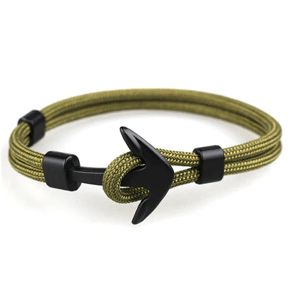 Multilayer Anchor Bracelets for Men
