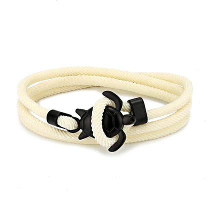 Adjustable Milan Rope Turtle Bracelet