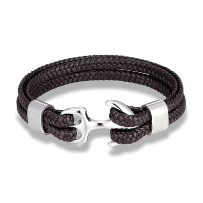 Multilayer Leather Sport Buckle Bracelet