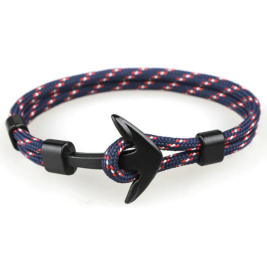 Multilayer Anchor Bracelets for Men