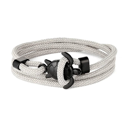 Adjustable Milan Rope Turtle Bracelet