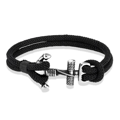 Nautical Survival Rope Waterproof Anchor Bracelet