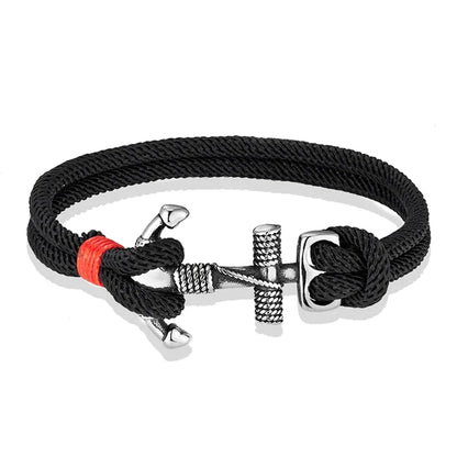Nautical Survival Rope Waterproof Anchor Bracelet
