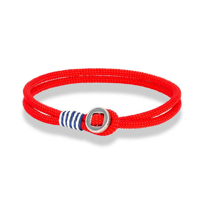 Sterling Silver Retro Button Bracelet
