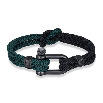 Two-Toned Knot Nautical Rope Bracelet