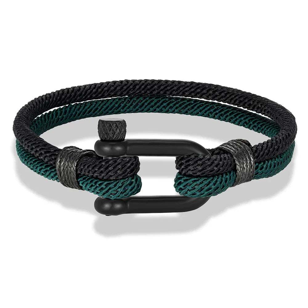 Handmade Double Strand Stainless Steel Bracelet
