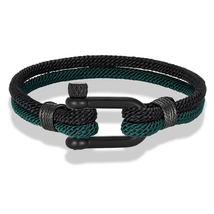 Handmade Double Strand Stainless Steel Bracelet
