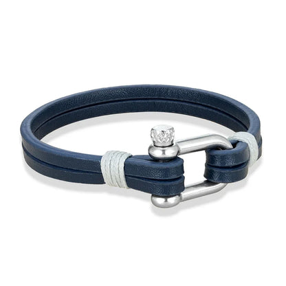 Stainless Steel U-Shaped Buckle Bracelet