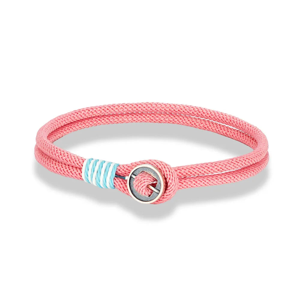 Sterling Silver Retro Button Bracelet