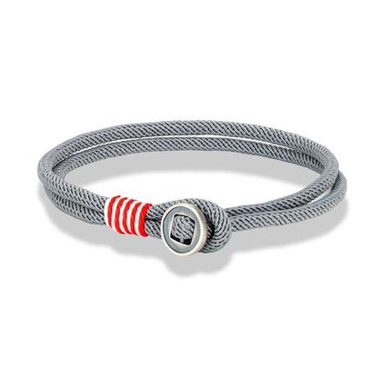 Sterling Silver Retro Button Bracelet